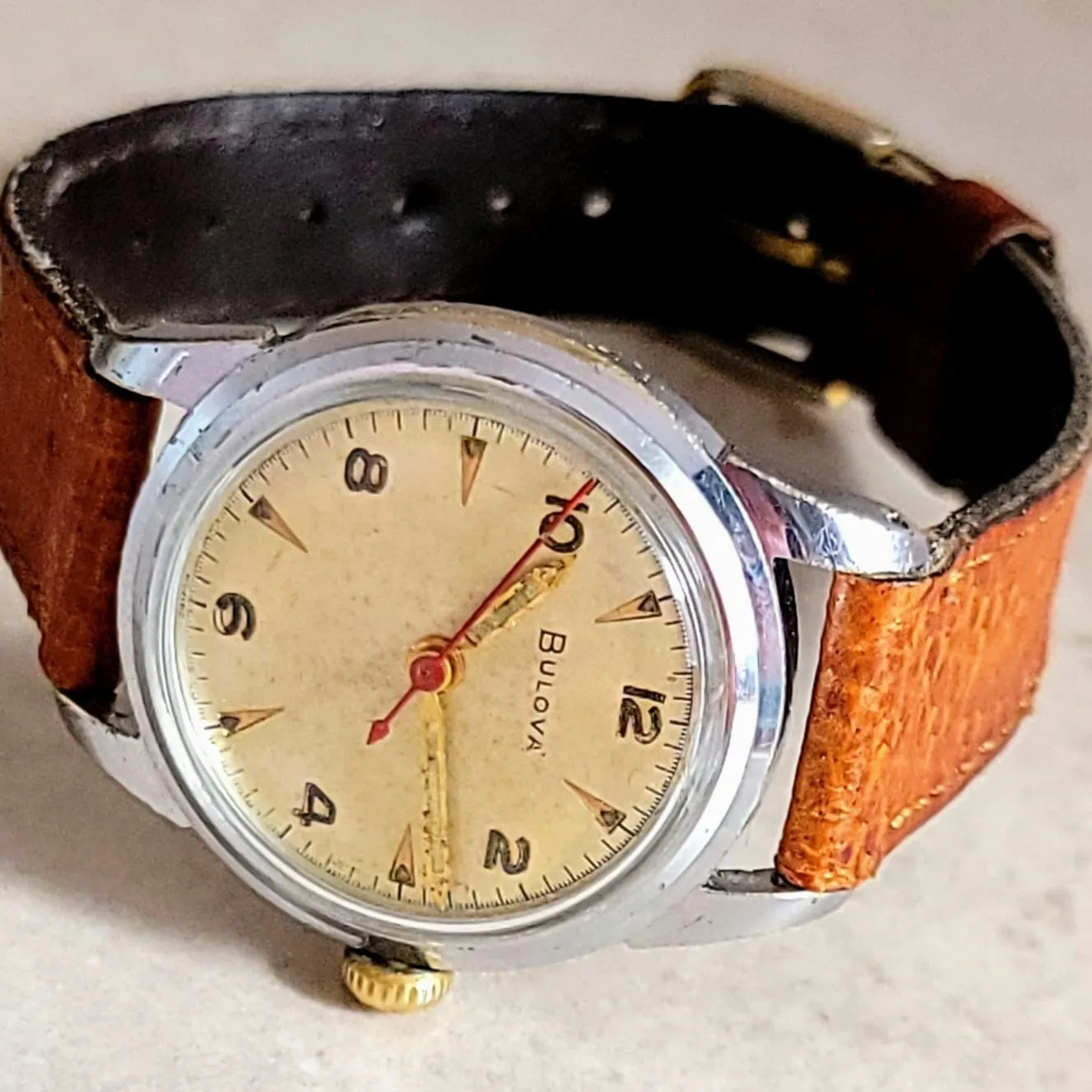 BULOVA 1952 Water-Tite Watch Swiss Made