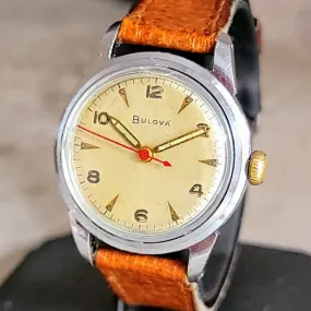 BULOVA 1952 Water-Tite Watch Swiss Made