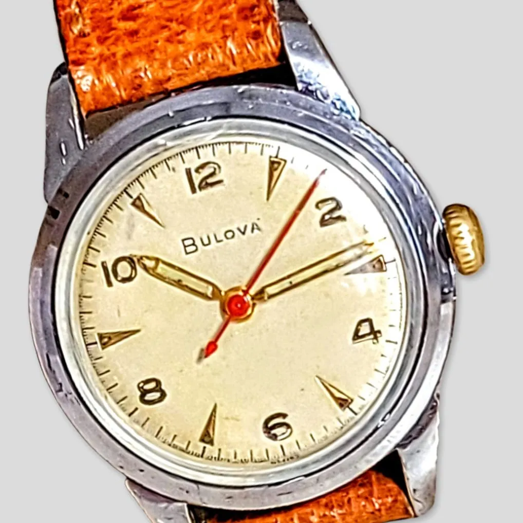 BULOVA 1952 Water-Tite Watch Swiss Made