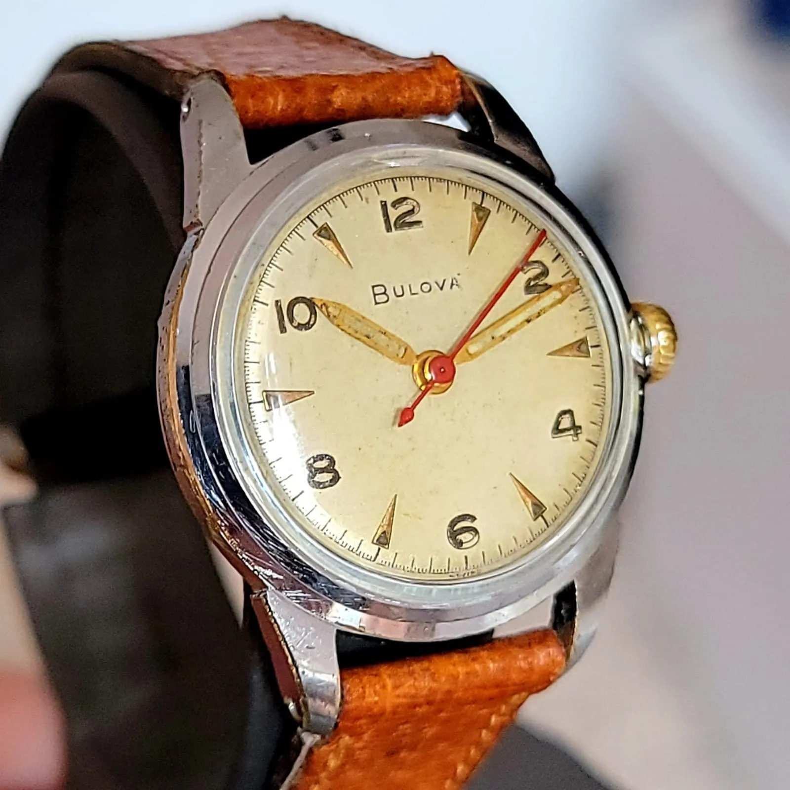 BULOVA 1952 Water-Tite Watch Swiss Made
