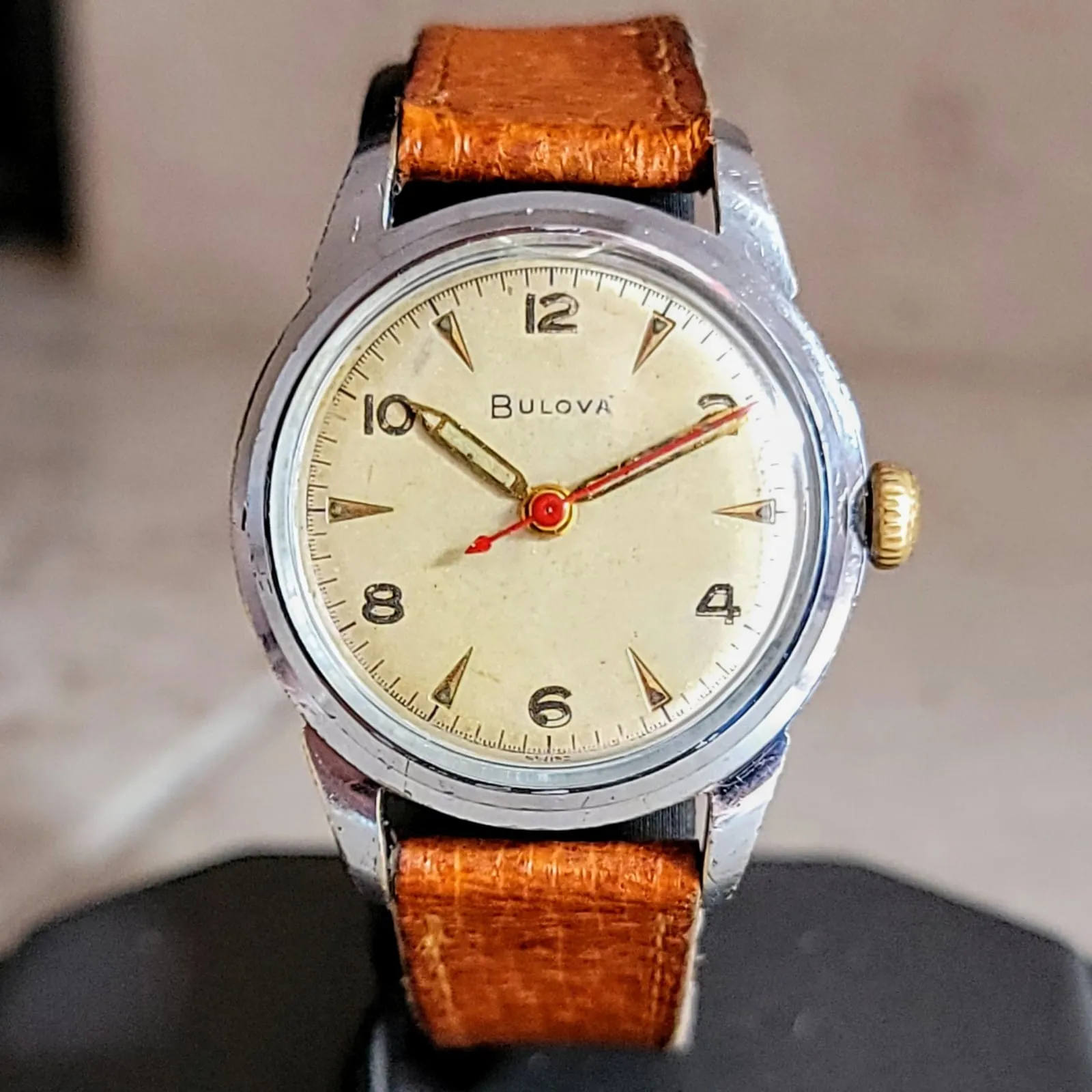 BULOVA 1952 Water-Tite Watch Swiss Made