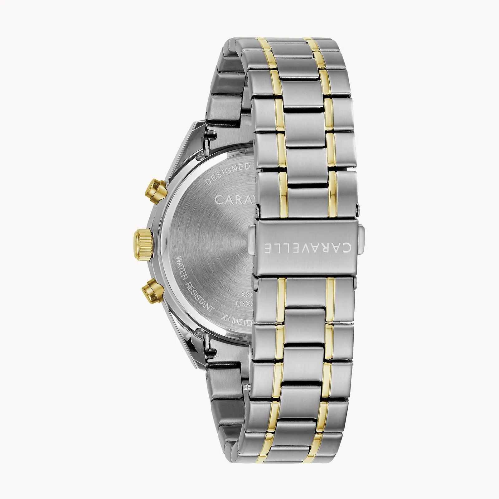 Bulova 45B152 Sport Caravelle 2 Tone Stainless Steel Strap Men Watches