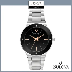 Bulova 96E117 Millennia Diamond Accent Stainless Steel Strap Men Watches