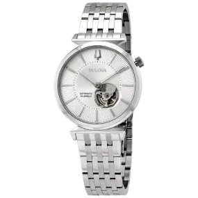 Bulova Regatta Automatic Silver Dial Stainless Steel Men's Watch 96A235