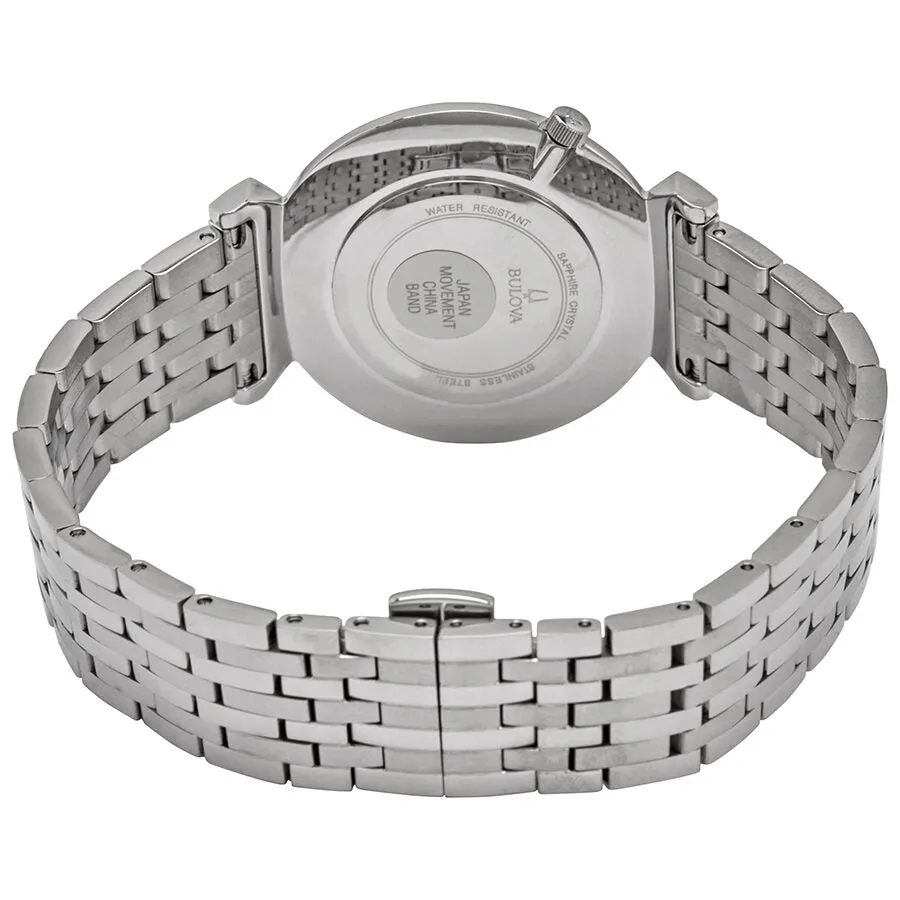 Bulova Regatta Quartz Blue Dial Stainless Steel Men's Watch 96A233