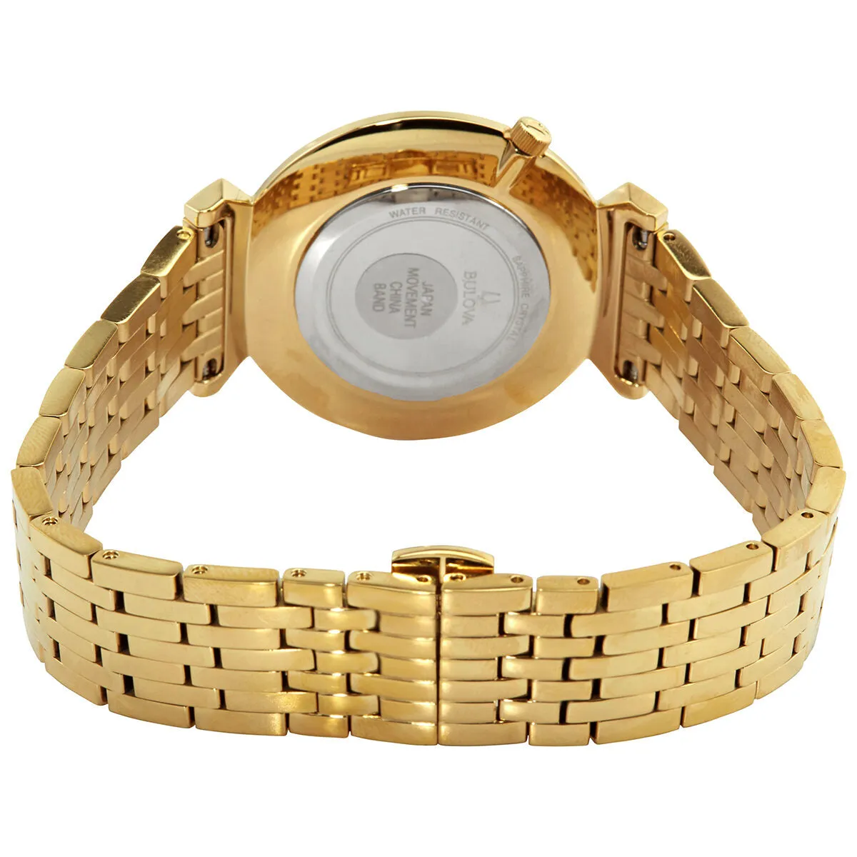 Bulova Regatta Quartz White Dial Gold-tone Men's Watch 97A153