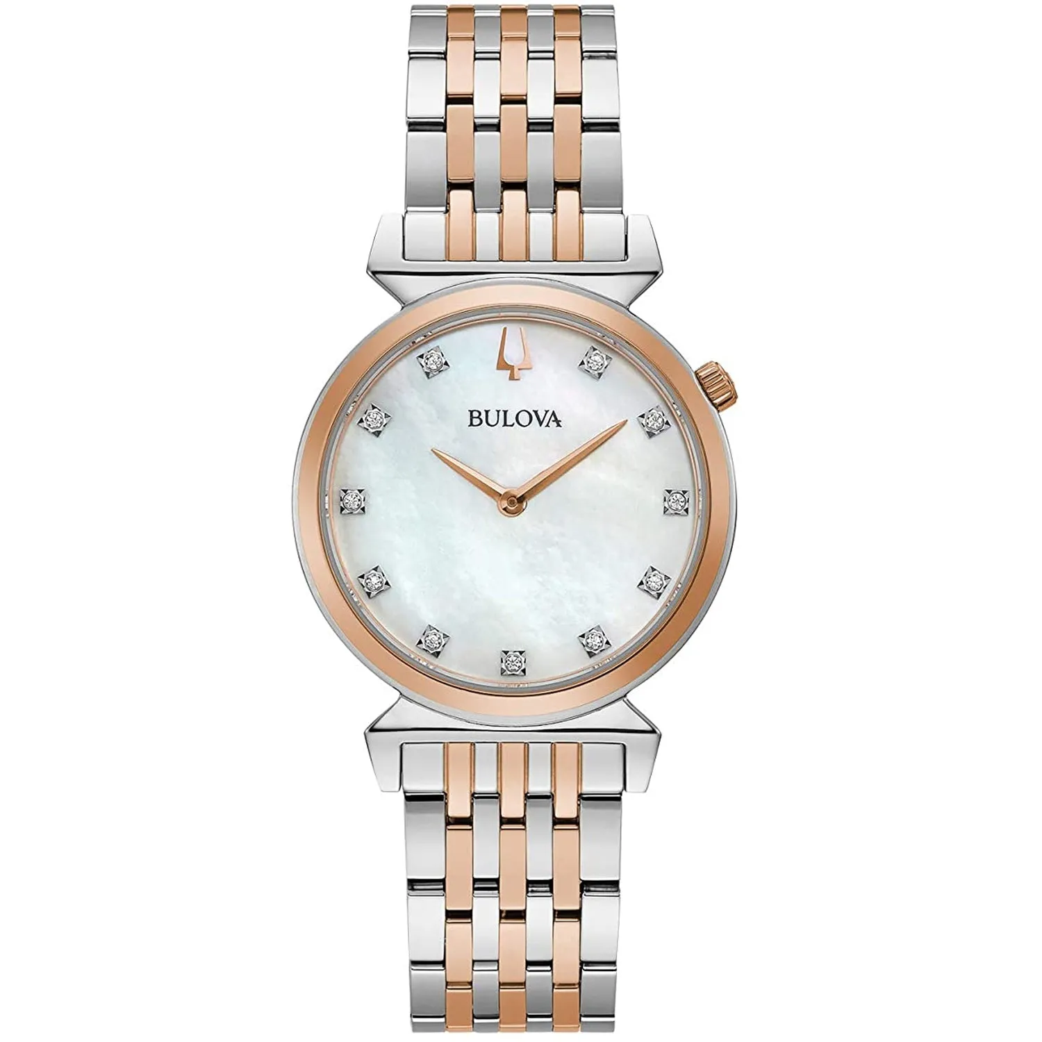 Bulova Women's Regatta Mother of pearl Dial Watch - 98P192