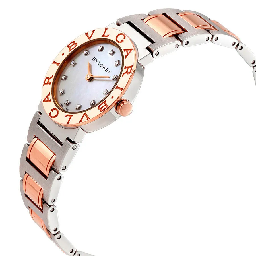 Bvlgari Bvlgari Mother of Pearl Dial Diamond Ladies Watch 101808