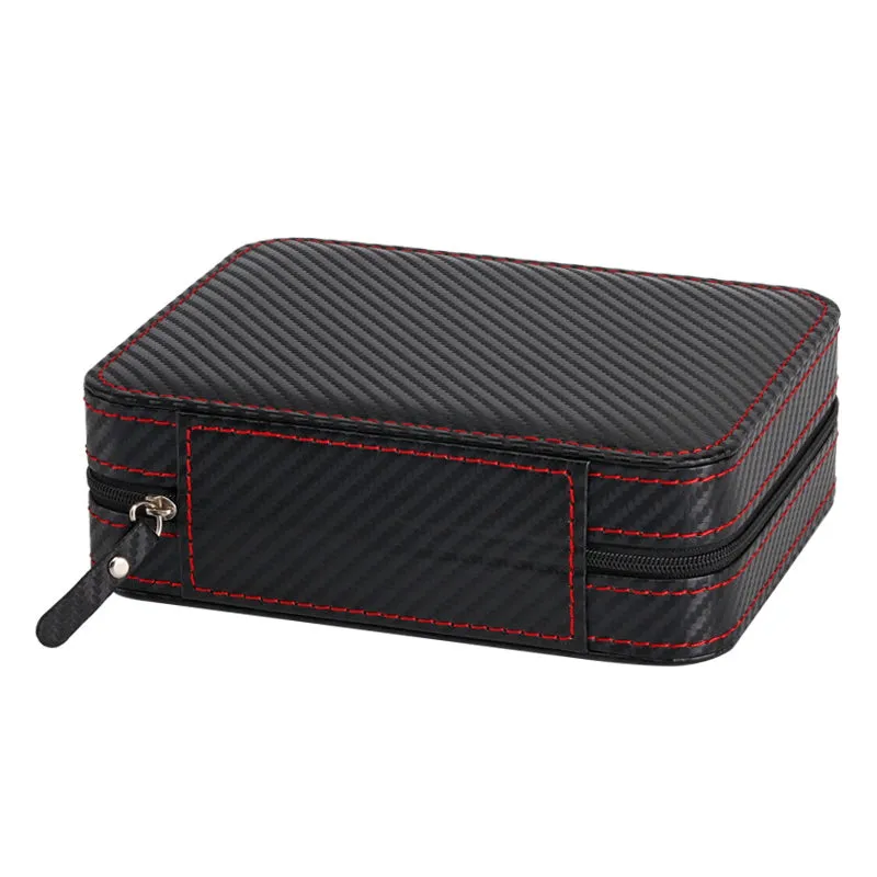 Carbon Fiber Watch Case for 8 Watches