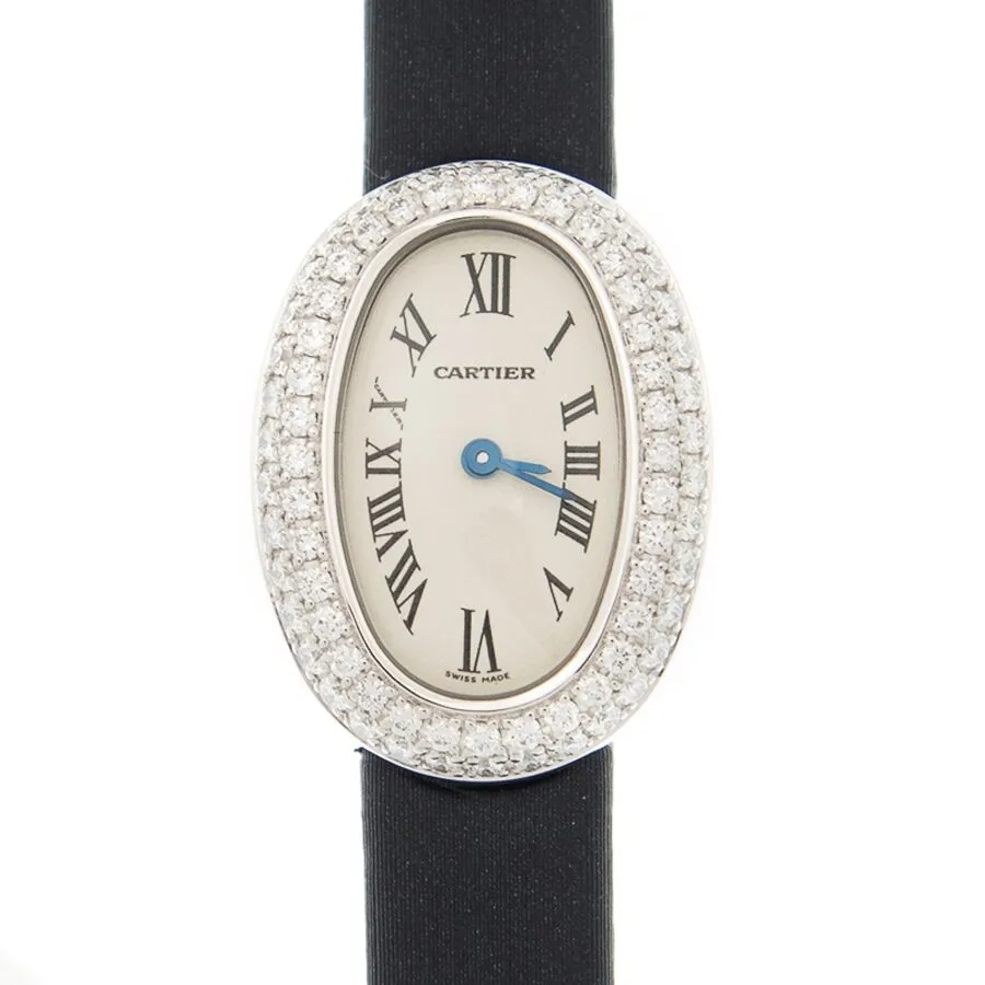 Cartier Baignoire Diamond White Dial Unisex Watch WB509531