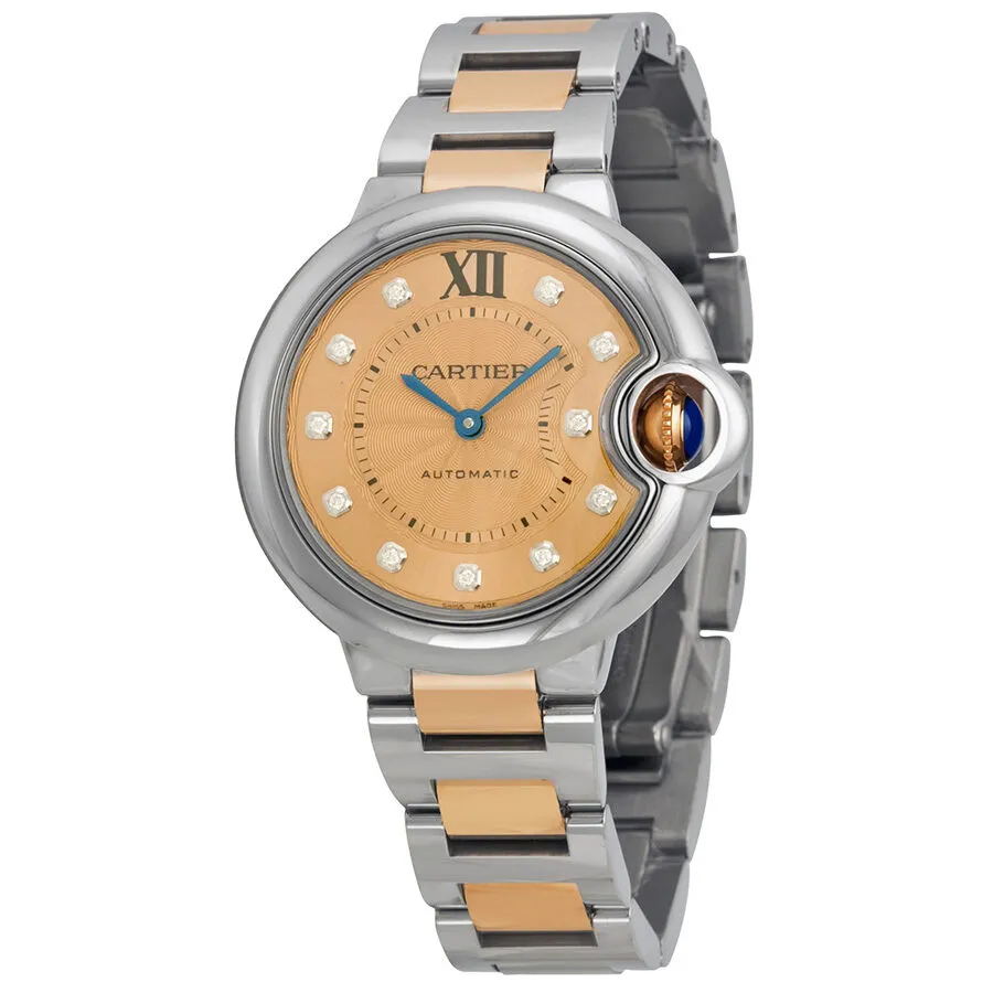 Cartier Ballon Bleu De Cartier 18Kt Pink Gold Dial Ladies Watch W3BB0002