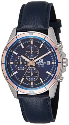 Casio Chronograph Blue Dial Men's Watch-EFR-526L-2AVUDF