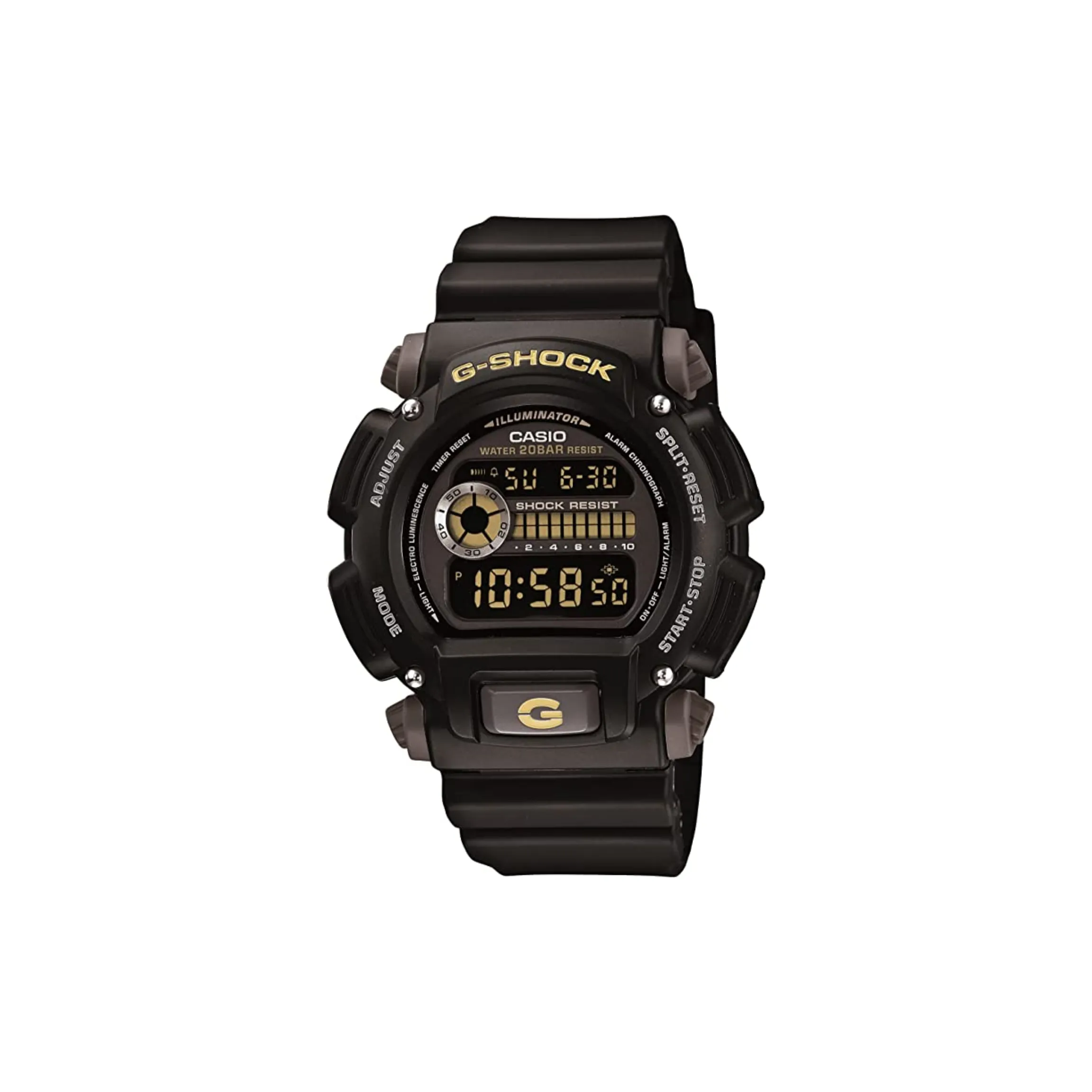 Casio Men's 'G-Shock' Quartz Resin Sport Watch, 200m Water Resistant, Standard Color