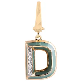 Ceramic Alphabet charm RDCH0031GG-D RDCH0031GG-D