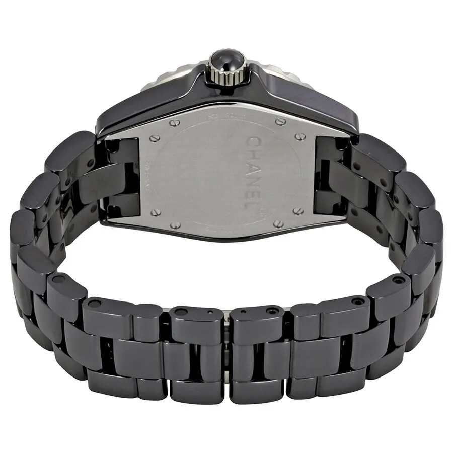 Chanel J12 Black Ceramic Automatic Midsize Unisex Watch H0685