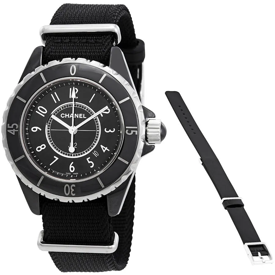 Chanel J12 Black Dial Ladies Watch H4657