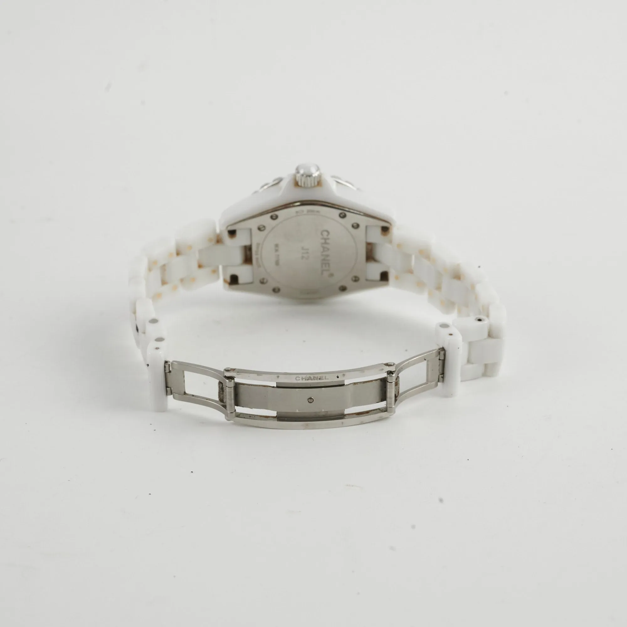 Chanel J12 White Diamond Ladies Watch