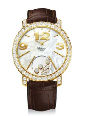 Chopard Happy Diamonds Mother of Pearl 18 kt Yellow Gold Ladies Watch 207450-0005