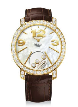 Chopard Happy Diamonds Mother of Pearl 18 kt Yellow Gold Ladies Watch 207450-0005