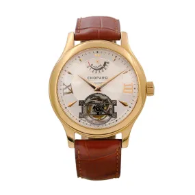 Chopard L.U.C Tourbillon White Dial Men's Watch 161869-5001
