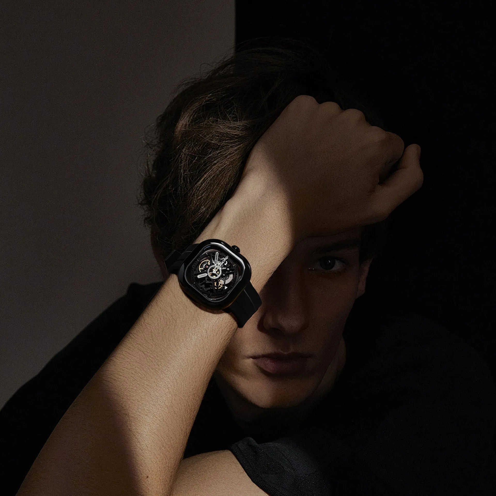 CIGA Design  Y Series · Eastern Jade - Black Mechanical Watch