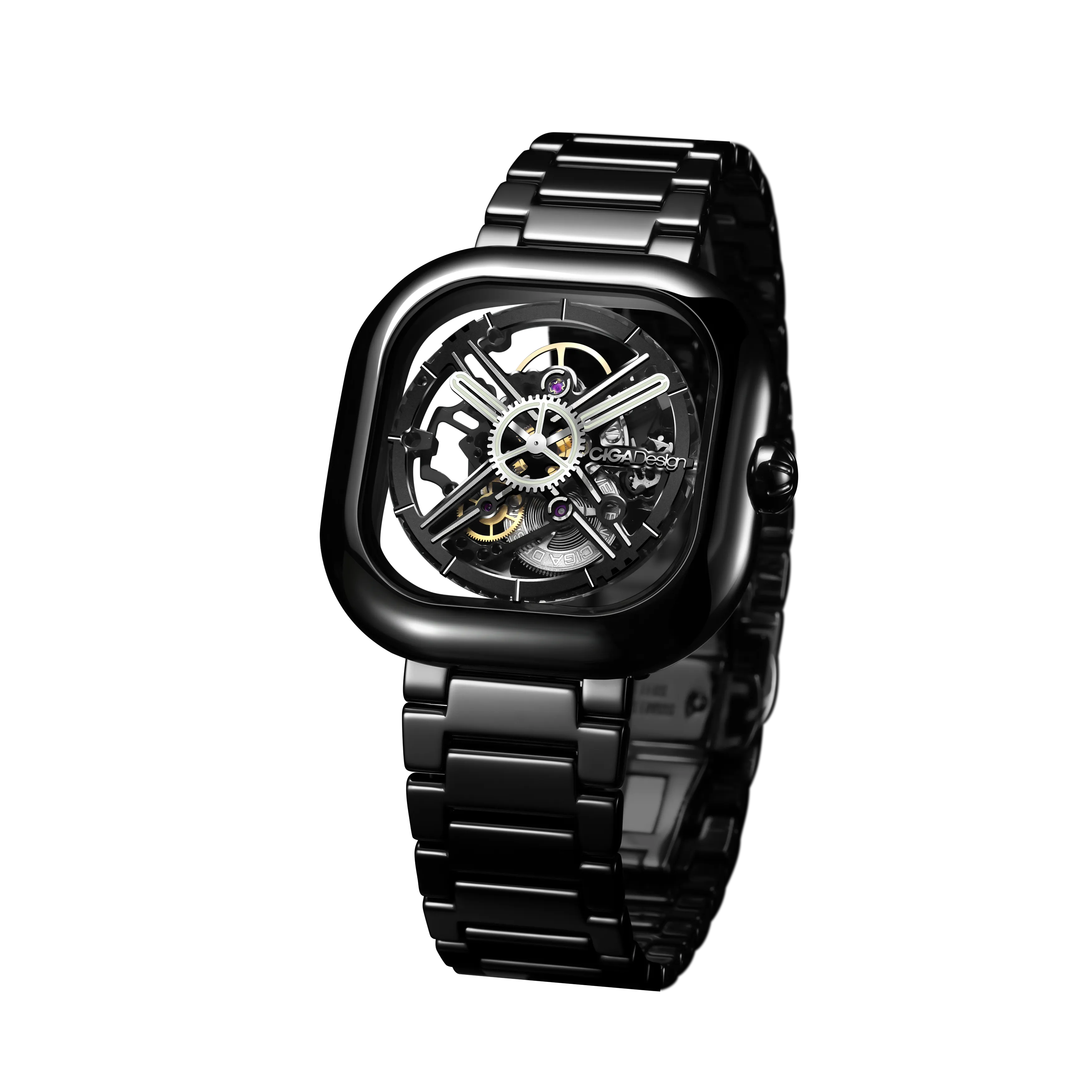 CIGA Design  Y Series · Eastern Jade - Black Mechanical Watch