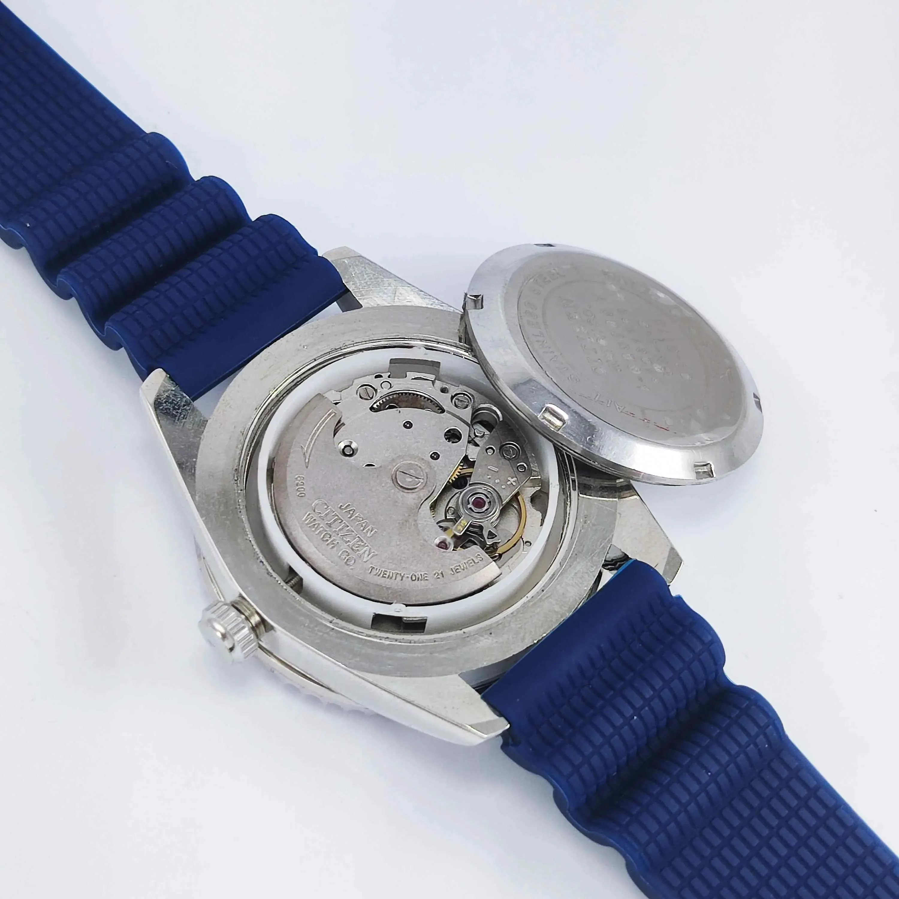 Citizen Automatic 8200A Sports Silver Dial 21 Jewels Day Date Men's Mechanical Watch