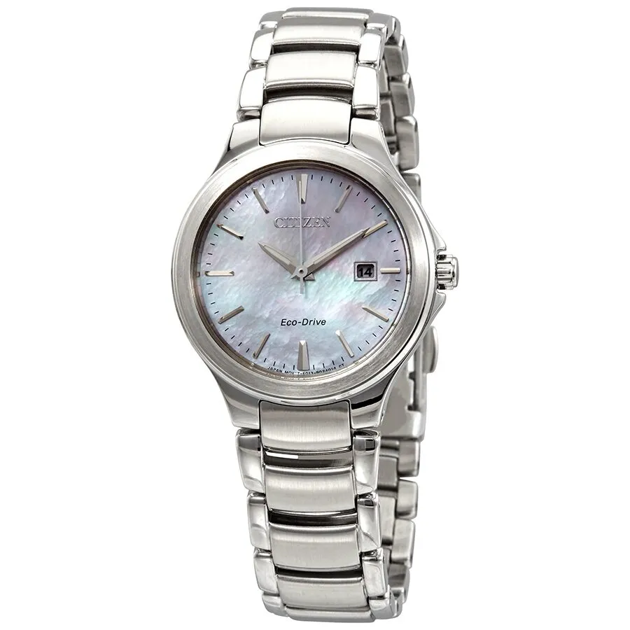 Citizen Chandler Eco-Drive Pink Mother of Pearl Dial Ladies Watch EW2520-56Y