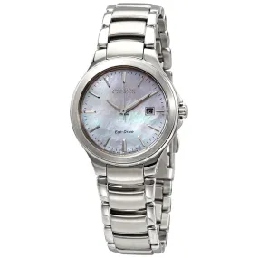 Citizen Chandler Eco-Drive Pink Mother of Pearl Dial Ladies Watch EW2520-56Y