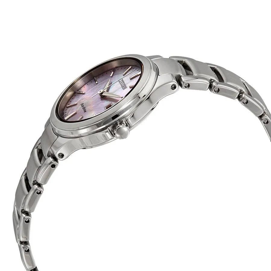 Citizen Chandler Eco-Drive Pink Mother of Pearl Dial Ladies Watch EW2520-56Y