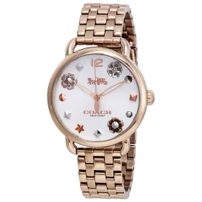 Coach Delancey Gold Dial Rose Gold-tone Ladies Watch 14502811