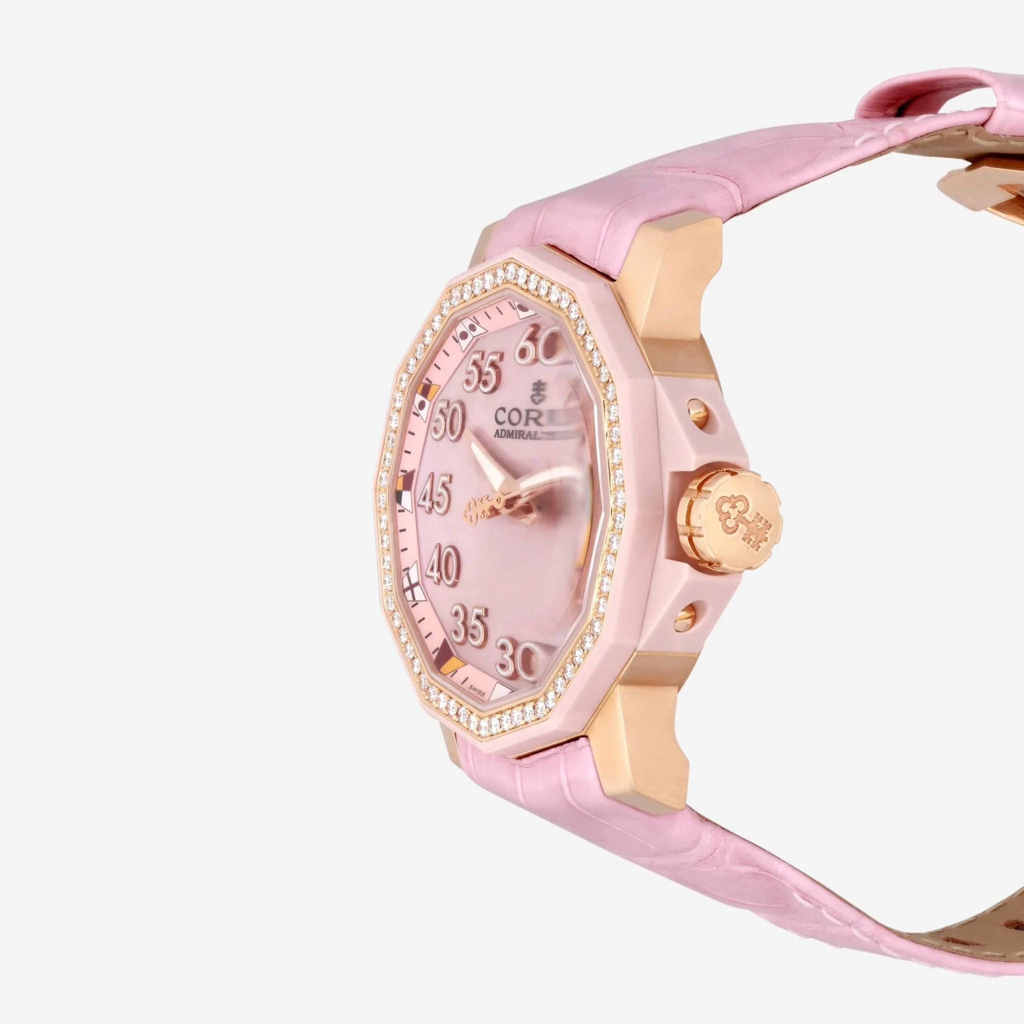 Corum Admiral's Cup Competition 18K Rose Gold Automatic Ladies Watch A082/00464