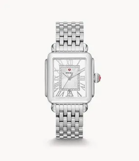 Deco Madison Stainless Diamond Dial Watch