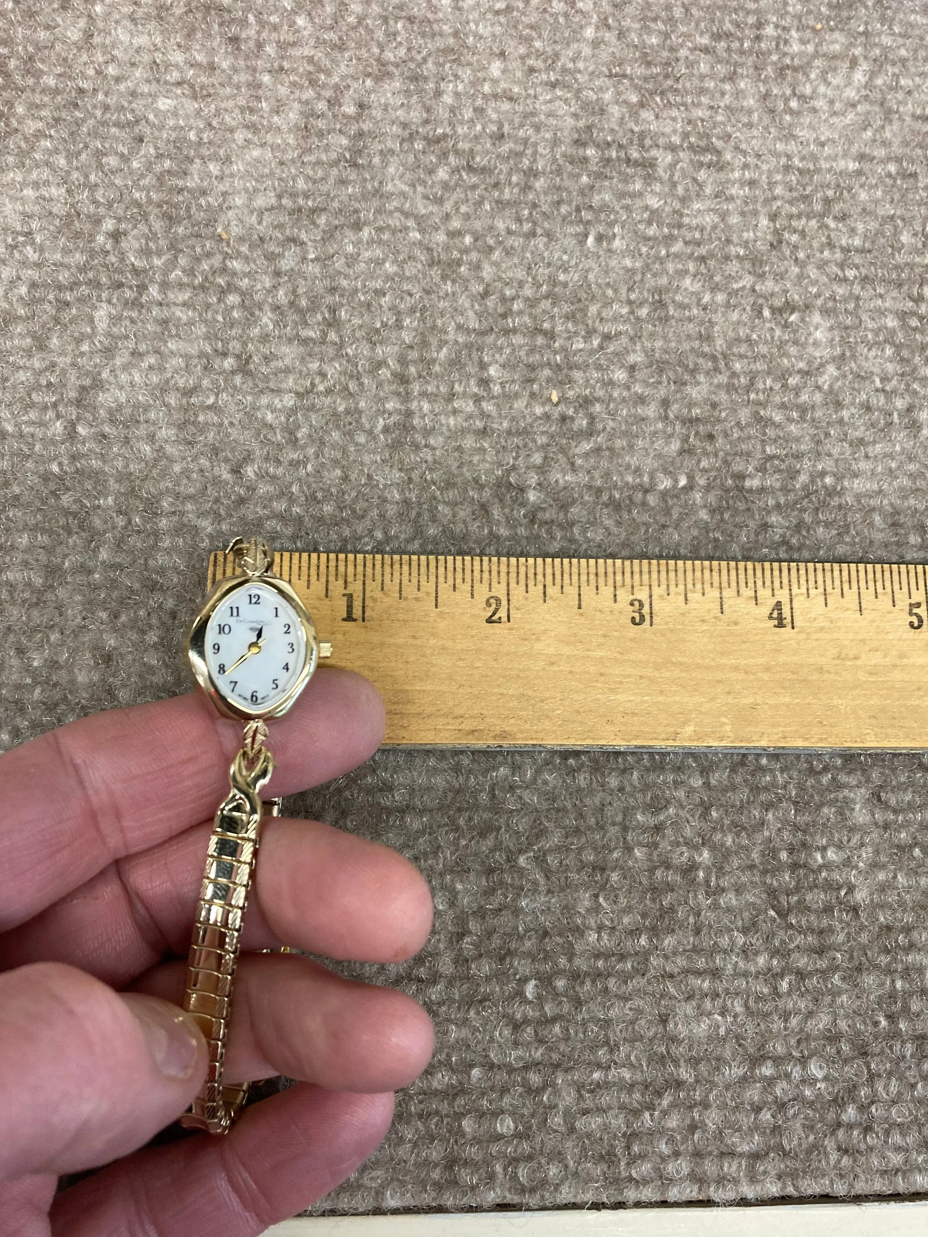 DeGrandpre Jewelers Women's Gold Tone Expansion Watch