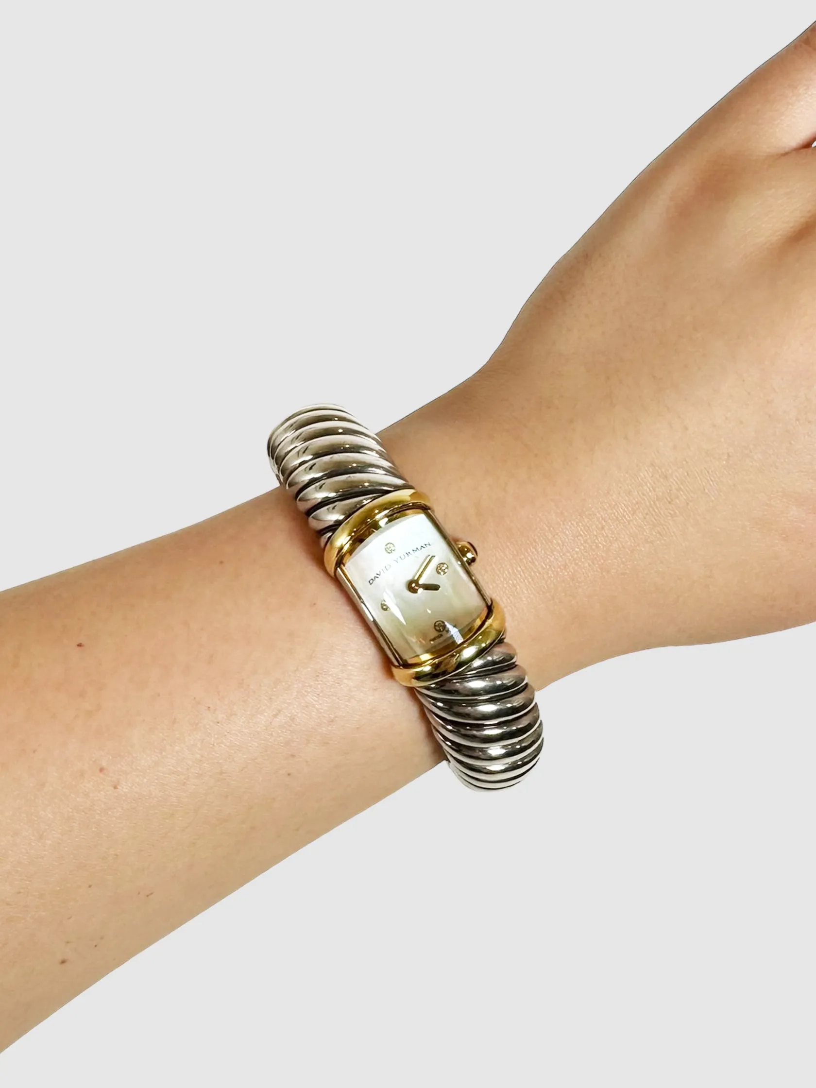 Diamond Mother of Pearl Waverly Quartz Watch