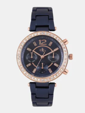 DressBerry Women Navy Analogue Watch
