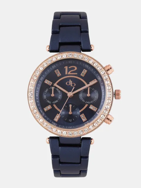 DressBerry Women Navy Analogue Watch