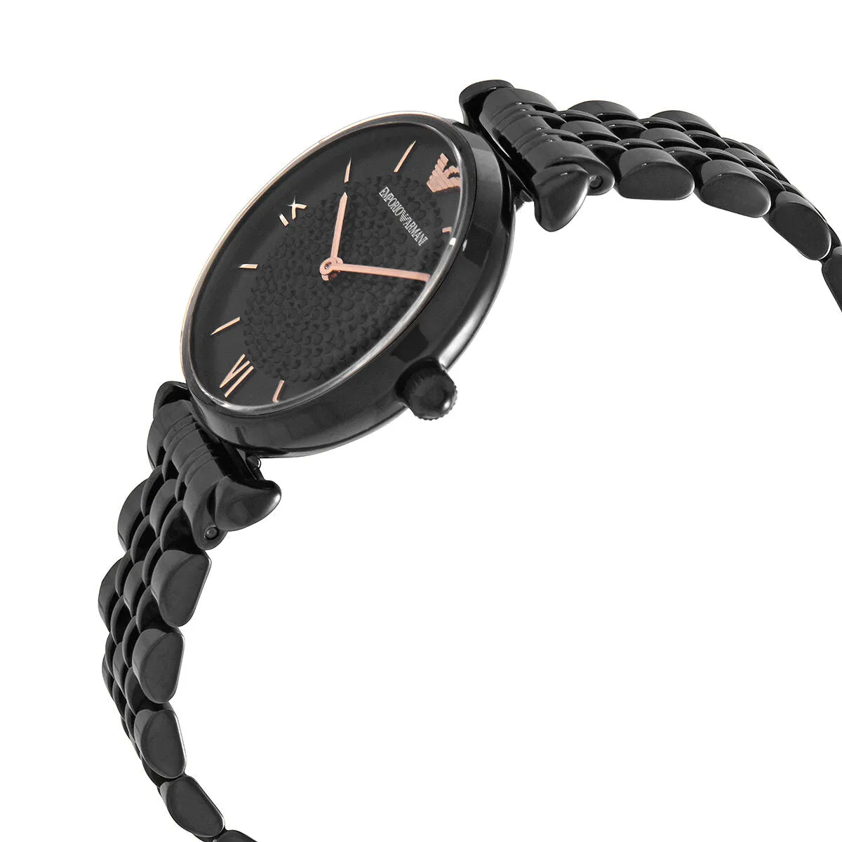 Emporio Armani Quartz Black Dial Ladies Watch AR11245