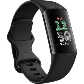 Fitbit Charge 6 Fitness Tracker - Black/Obsidian ( Box Damage )