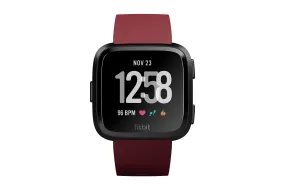 Fitbit Versa Smart Watch, Red Aluminium, One Size - Certified Refurbished