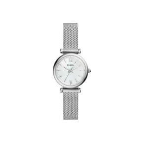 Fossil Carlie Three-Hand Stainless Steel Watch