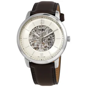 Fossil Neutra Automatic Cream Skeleton Dial Men's Watch ME3184