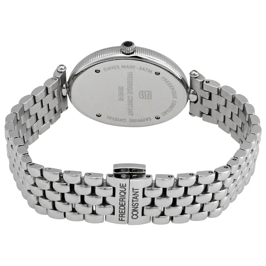 Frederique Constant Classics Art Deco Quartz Diamond White Mother of Pearl Dial Watch FC-200MPWD3VD6B