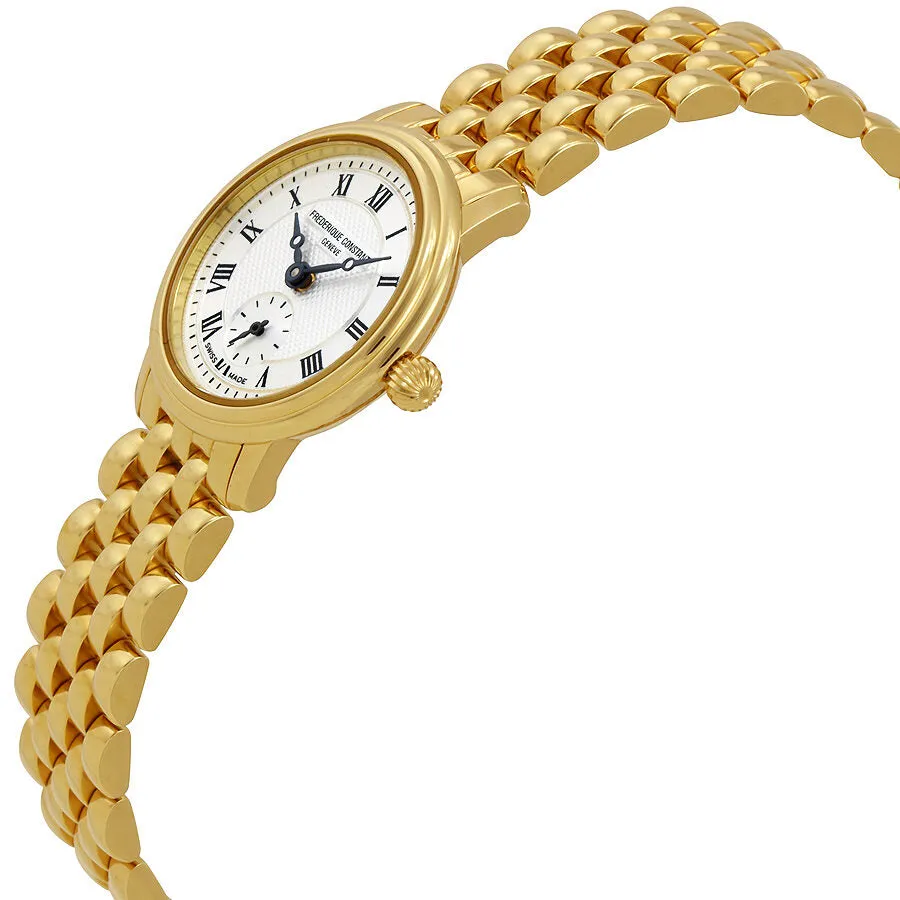 Frederique Constant Slim Line Silver Dial Ladies Watch FC-235MS5B
