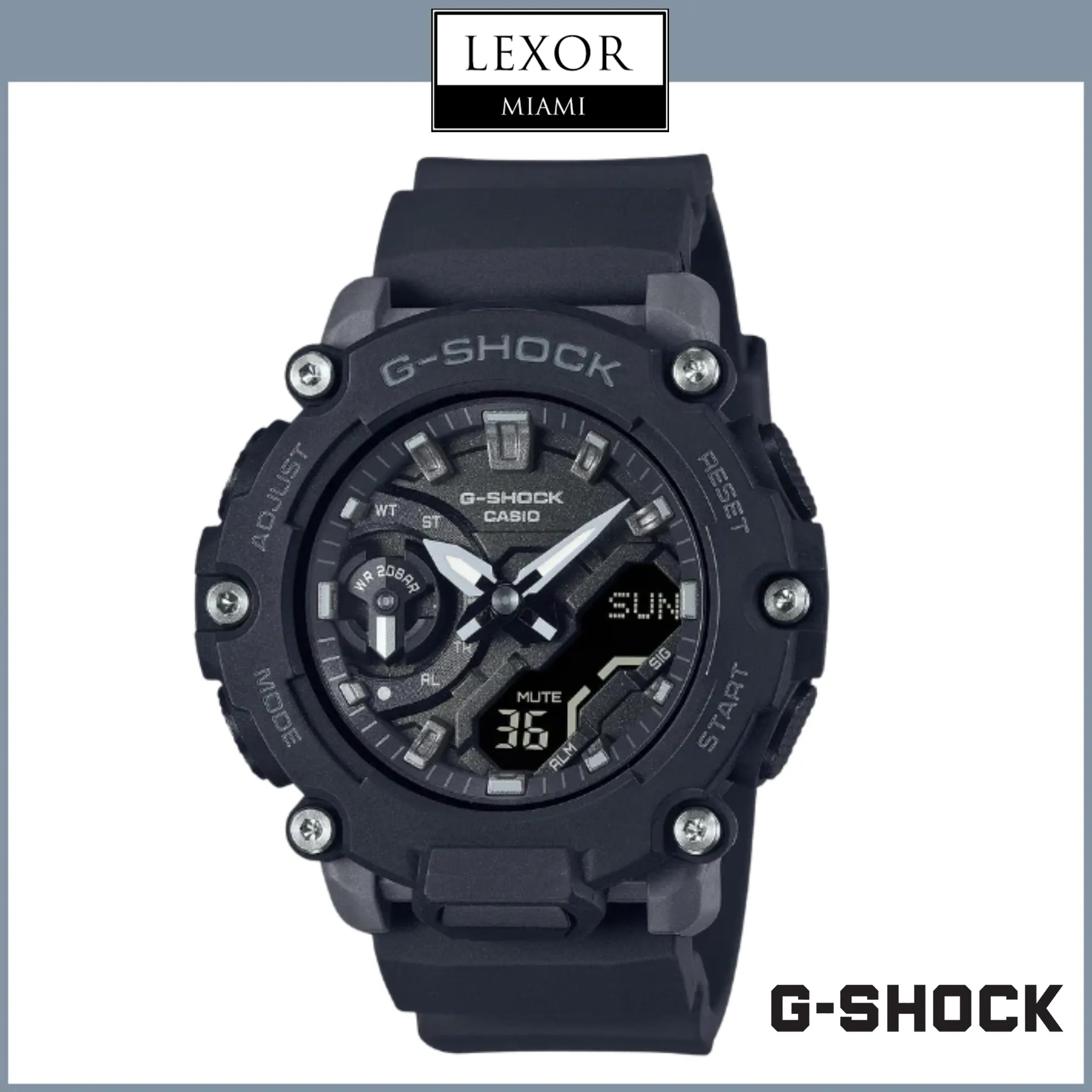 G-Shock GMA-S2200-1A Woman's G-CARBON 3D ANA-DIGI Women Watches