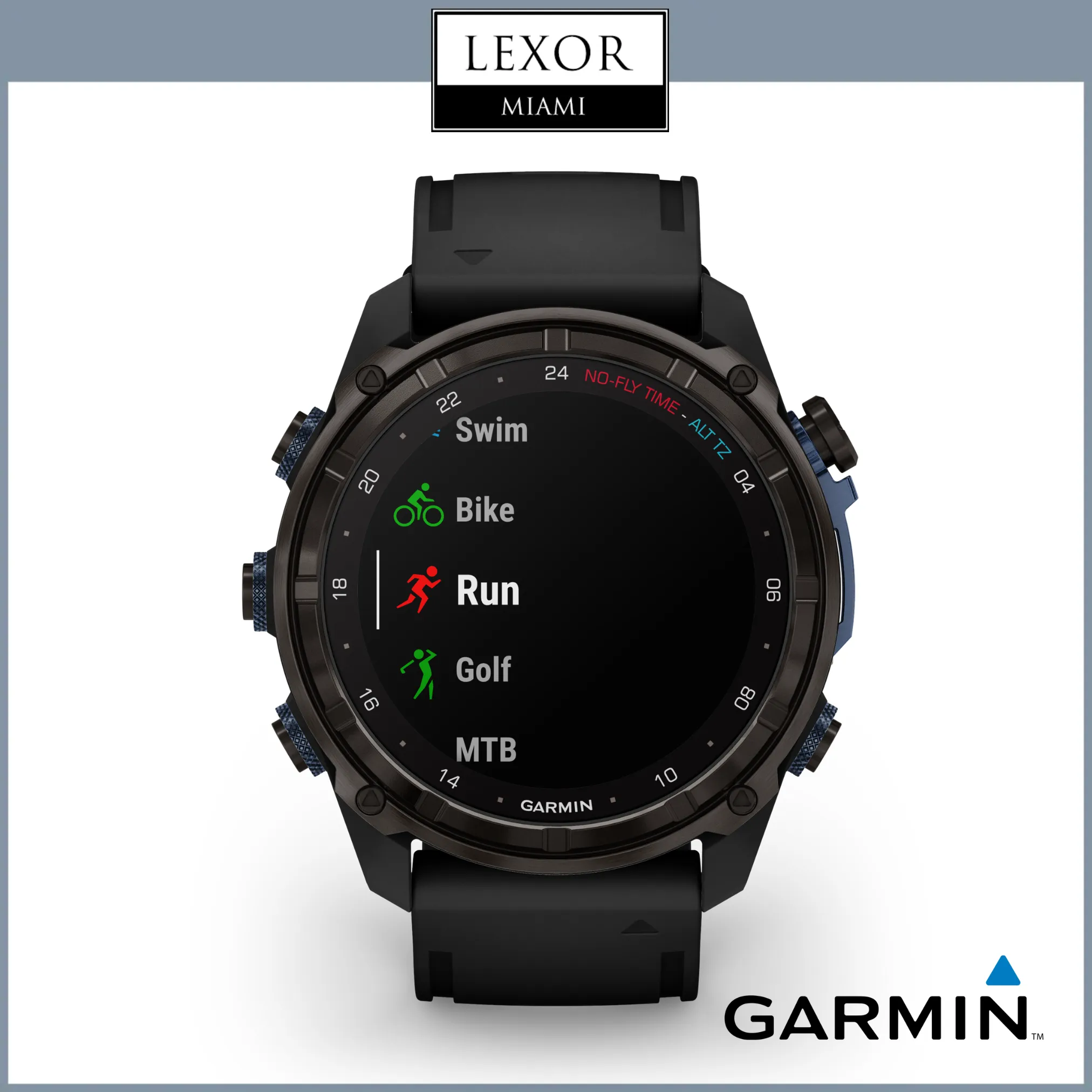 Garmin Descent™ Mk3i – 51 mm, Carbon Gray DLC Titanium with Black Silicone Band 010-02752-10 Watches UPC  753759332891