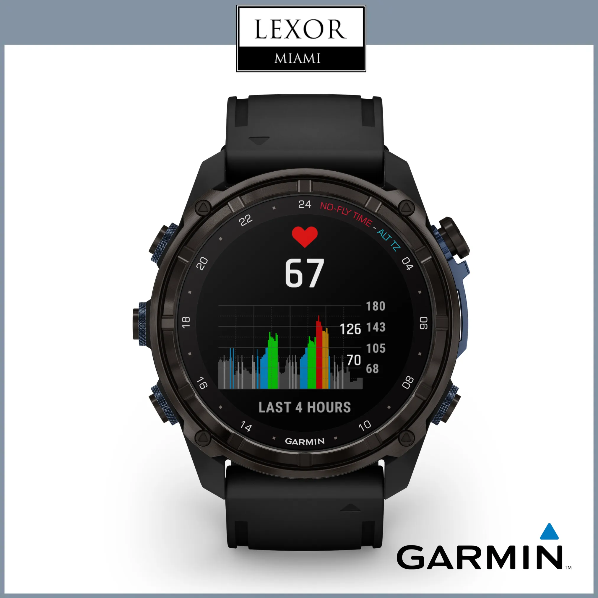 Garmin Descent™ Mk3i – 51 mm, Carbon Gray DLC Titanium with Black Silicone Band 010-02752-10 Watches UPC  753759332891