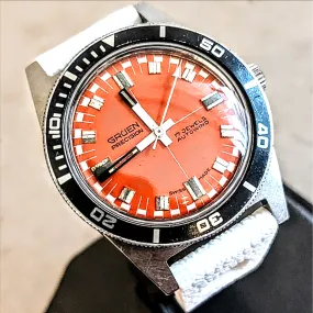GRUEN Precision Autowind Watch -Skin Diver Wristwatch- 17 Jewels