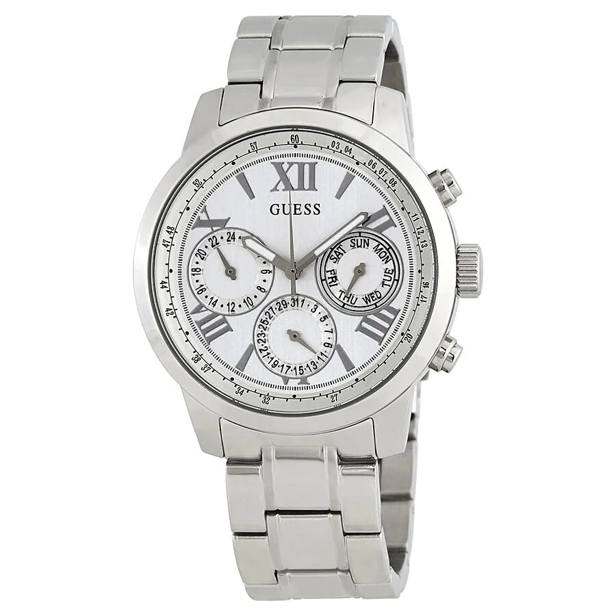 Guess Sunrise White Dial Ladies Multifunction Watch W0330L3