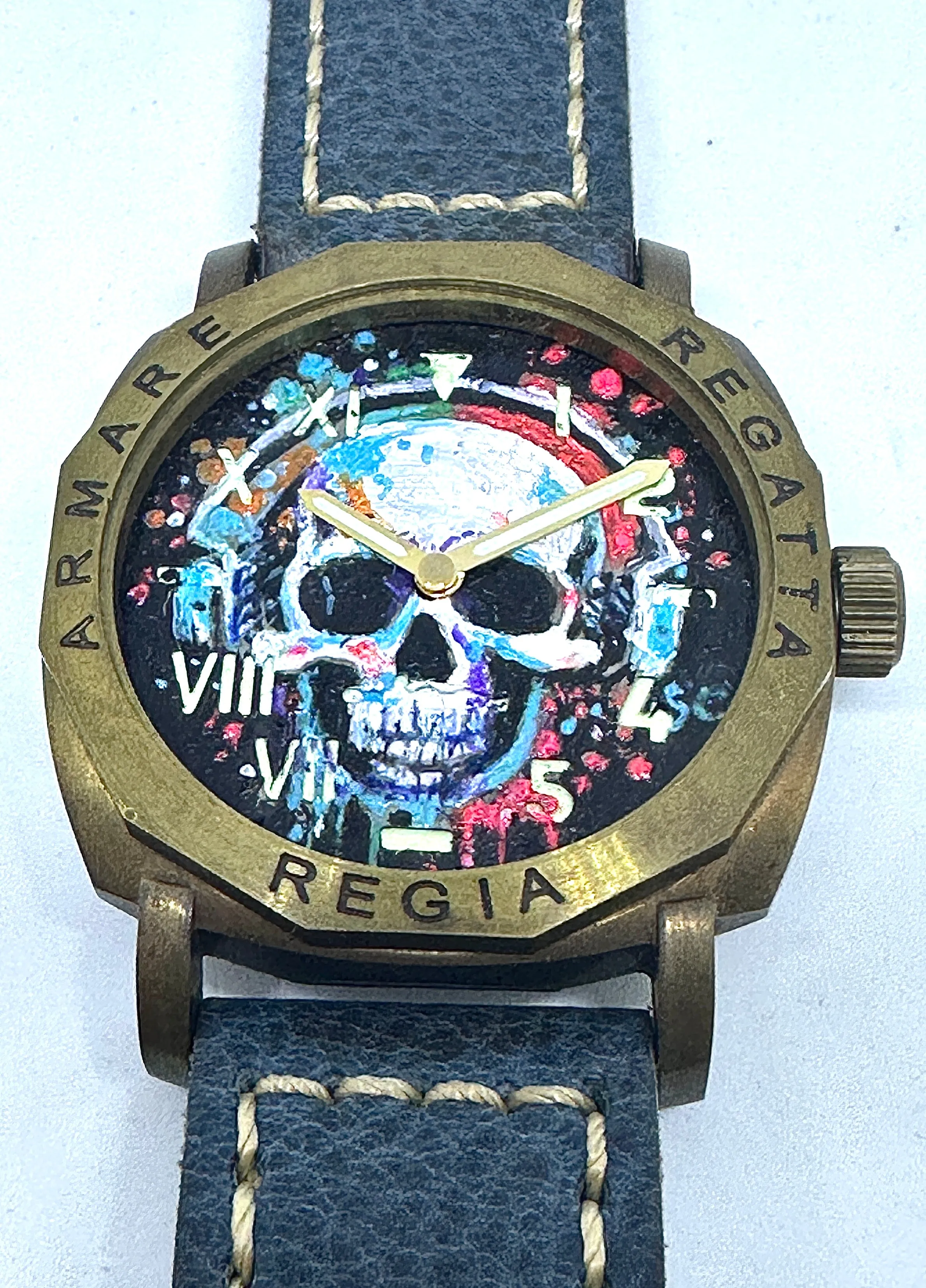 Hand painted Skull Dial - Style 4 <1 piece only> (free shipping)